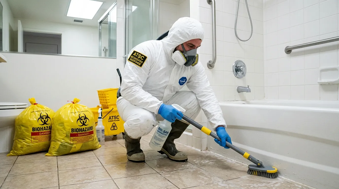 Decontamination equipment deployed for Blood Cleanup in North Potomac